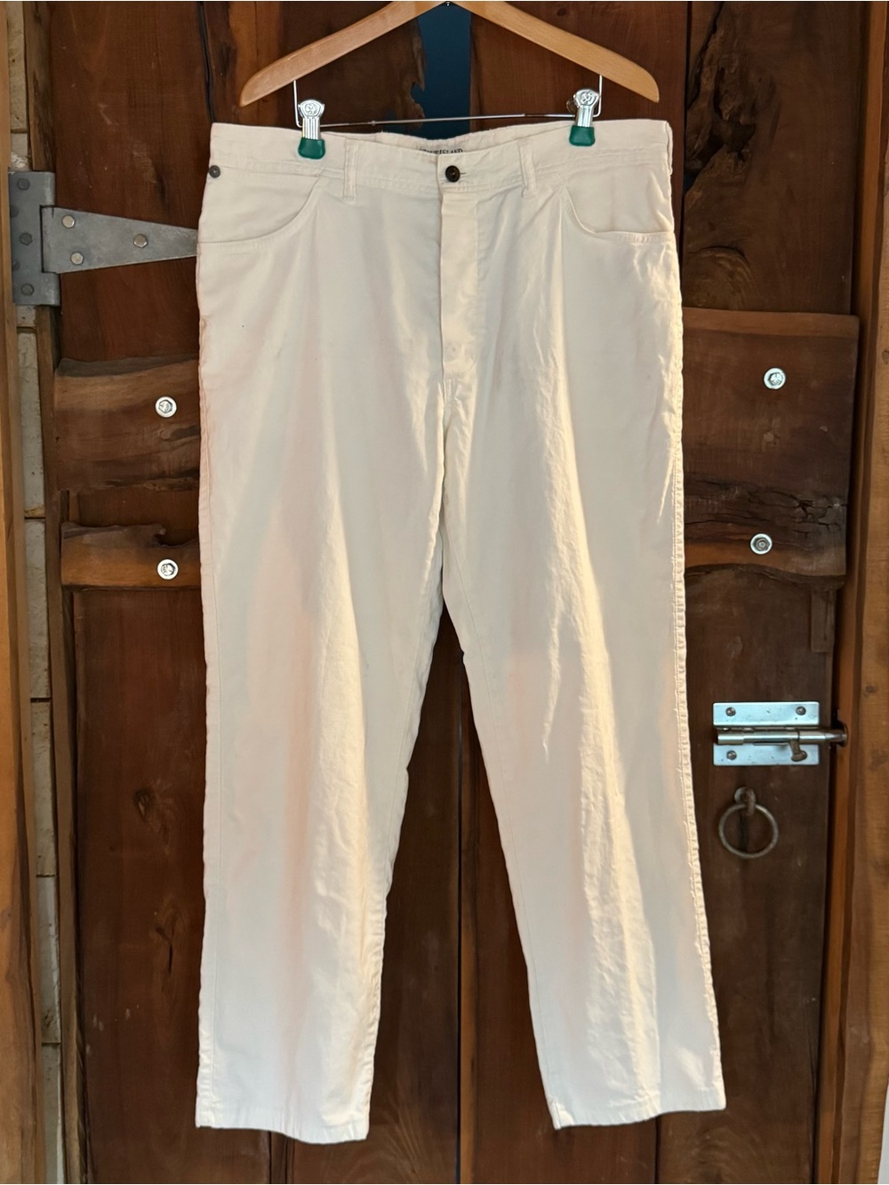 Stone Island Twill Button-Fly Jeans, Straight Fit, Made in Italy